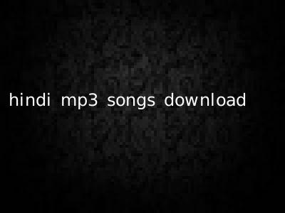 hindi mp3 songs download