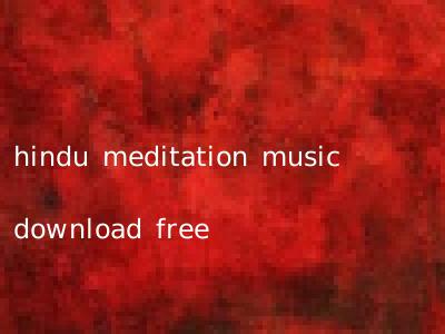 hindu meditation music download free